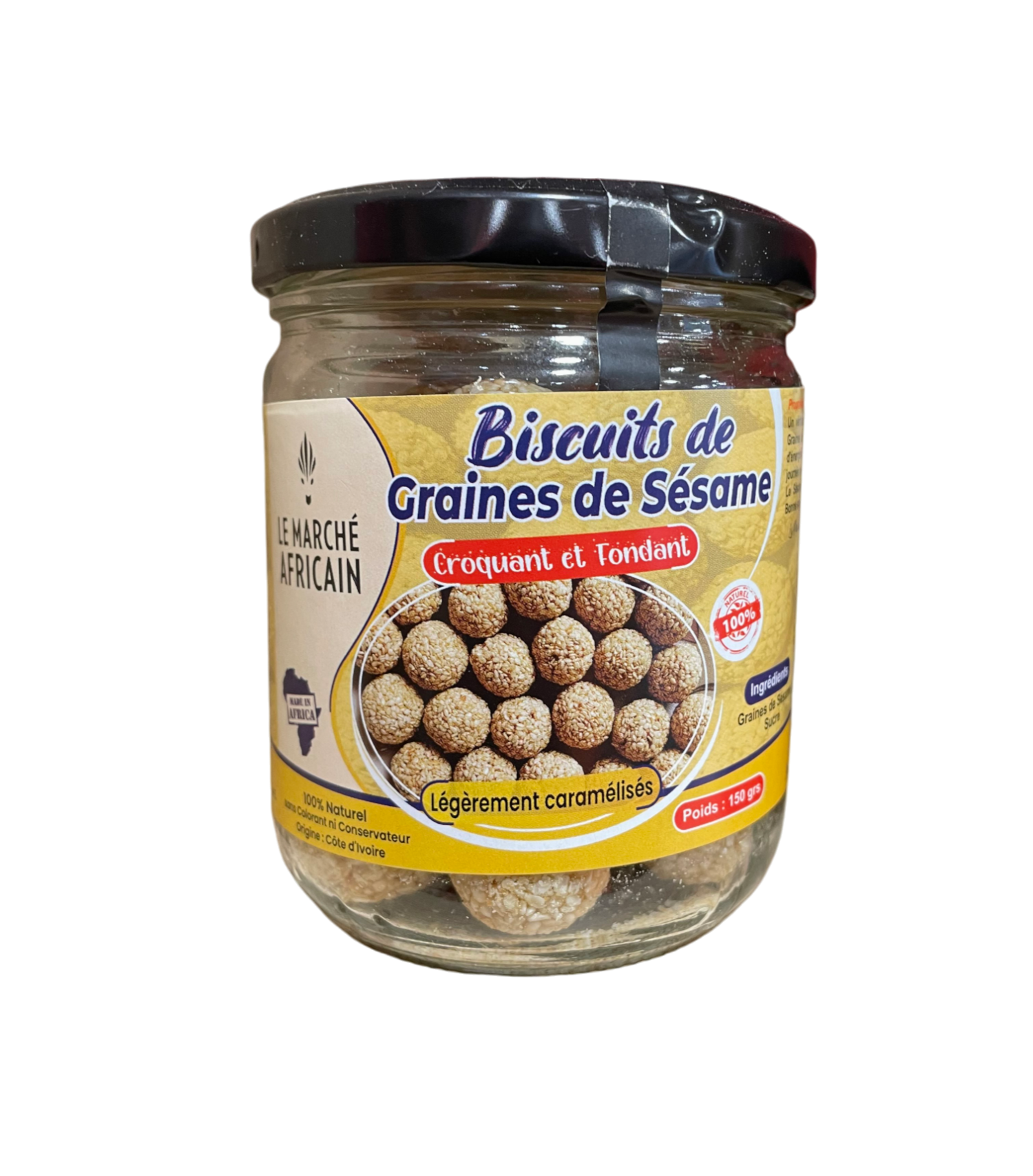 Biscuits de graine de sésame <strong> 150 g </strong>