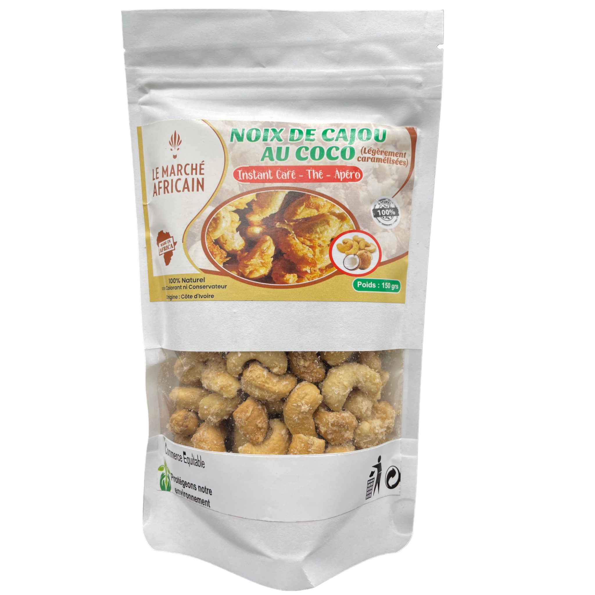 Noix de Cajou au Coco <strong> 150 g </strong>